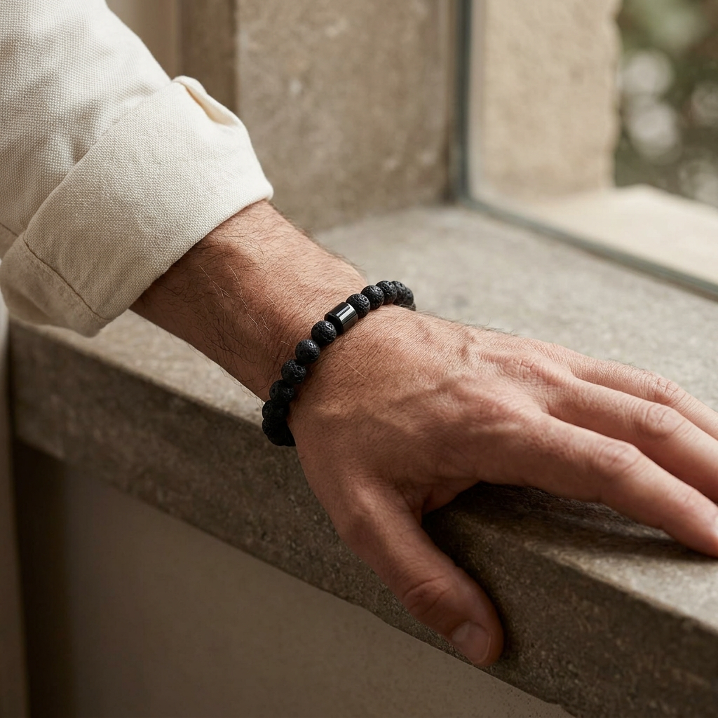 Storm Lava Armband buren på modell